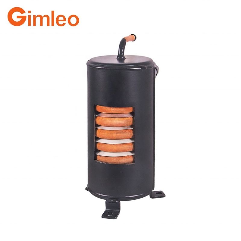 Tubos Gimleo em trocador de calor de concha R32 condensador HVAC RAH04-CMF 9.52mm saída de refrigerante