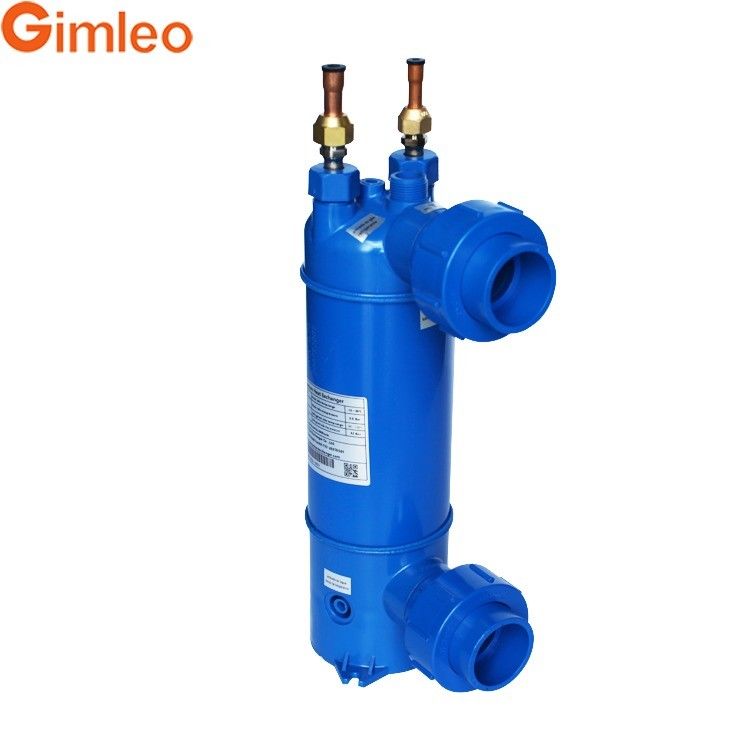 1HP trocador de calor de refrigerador de água MHTA-0.75 trocador de calor de tubo sem costura de titânio puro