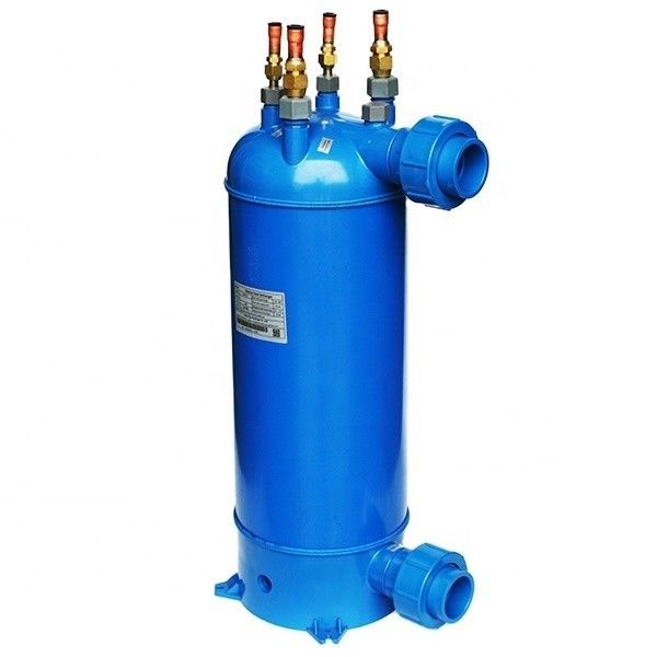 Titânio bobinas de PVC concha de água para a água trocador de calor para energia piscina caldeira