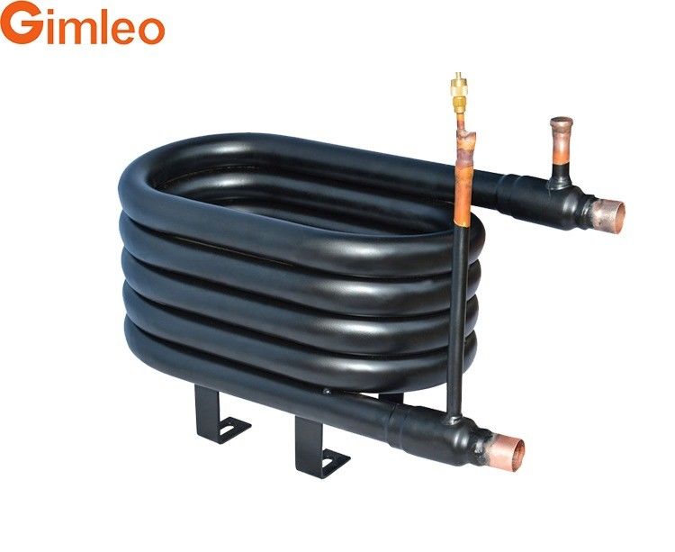 Intercâmbio de calor de bobina coaxial de cobre industrial GY-0200C para condensador / evaporador