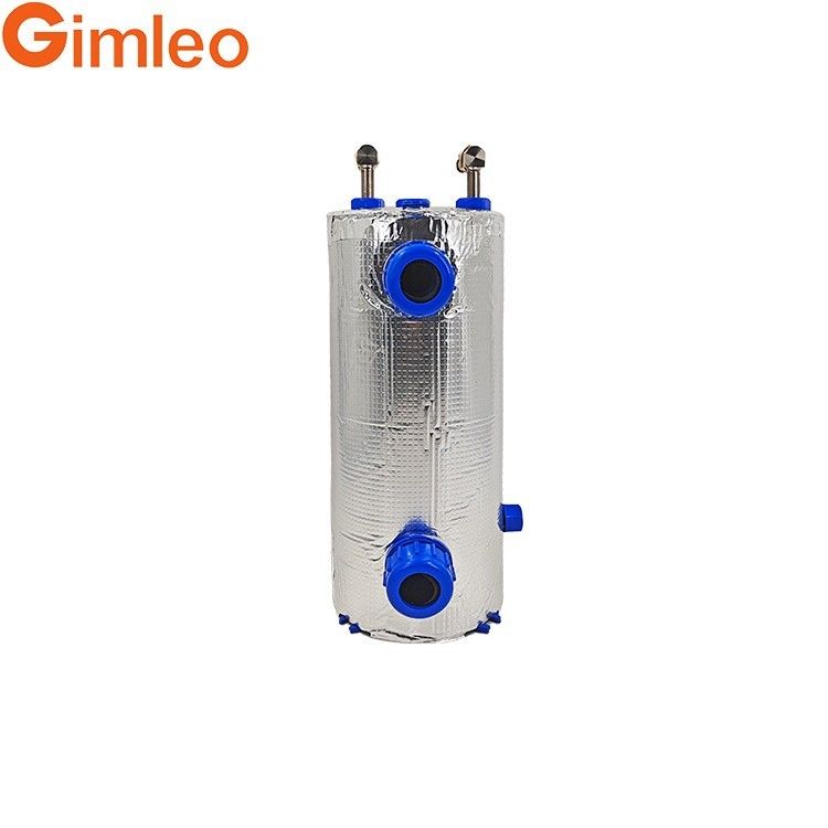 ETA-1.5 R134A Evaporador de tubos marinhos para conector de entrada de refrigerante / água de 12,7 mm