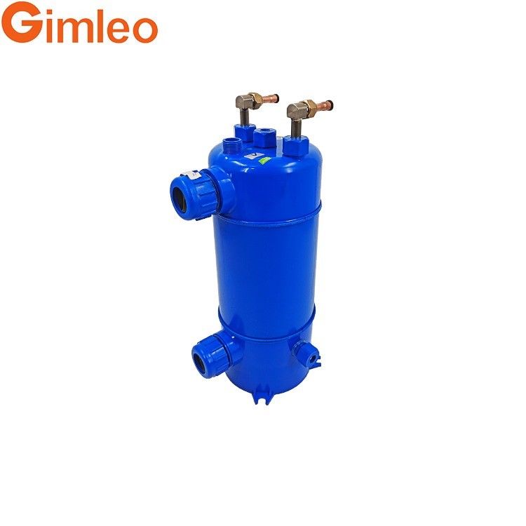 ETA-1.5 R134A Evaporador de tubos marinhos para conector de entrada de refrigerante / água de 12,7 mm