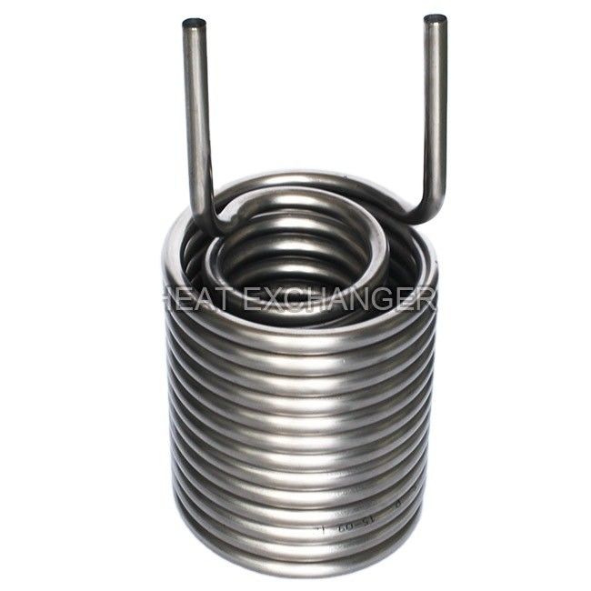 TA1 Grade Titânio bobina de resfriamento 9,52 mm 12,7 mm 16 mm 19 mm para transferência de calor