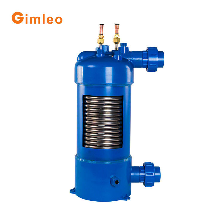 9.52mm entrada de refrigerante 2.6kw mini trocador de calor de titânio MHTA-0.75 para mineração de energia