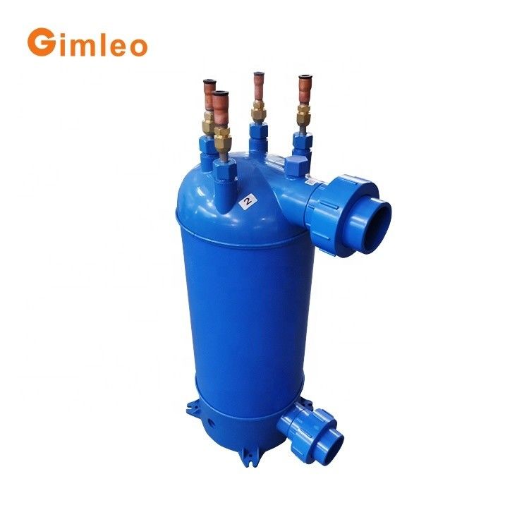 Trocador de calor de piscina de tubos de titânio PVC para piscina bomba de calor MHTA-15