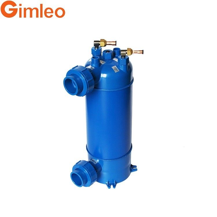 Trocador de calor de tubo espiral de titânio, trocador de calor de bomba de calor de piscina MHTA-5