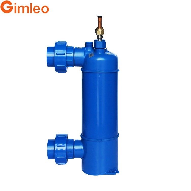 Tubo de titânio puro sem costura, trocador de calor, resistência à corrosão, PVC Shell MHTA-1