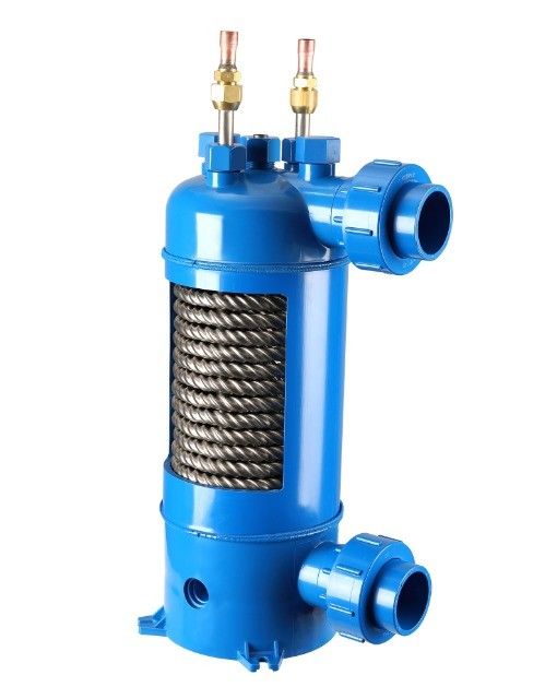 Trocador de calor de tubos de titânio parafusados de PVC para evaporador MHTA-3