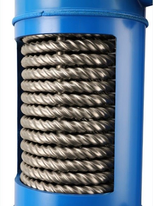 Trocador de calor de tubos de titânio parafusados de PVC para evaporador MHTA-3