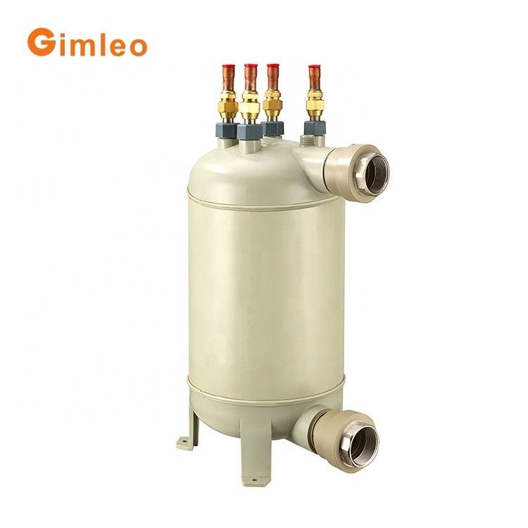 HTS-7 PPR Shell Soldado 12,7 mm Tubos de Titânio Trocador de Calor Para Ajuste de Temperatura