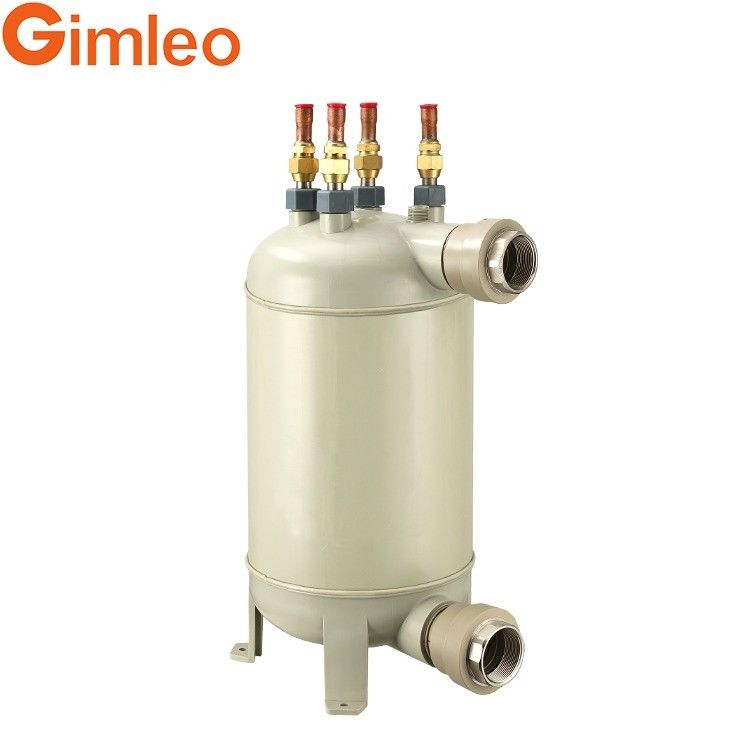 Intercambiador de calor de titânio HTS-5 tipo A de alta temperatura PPR Shell para aquecedores de câmara de vapor