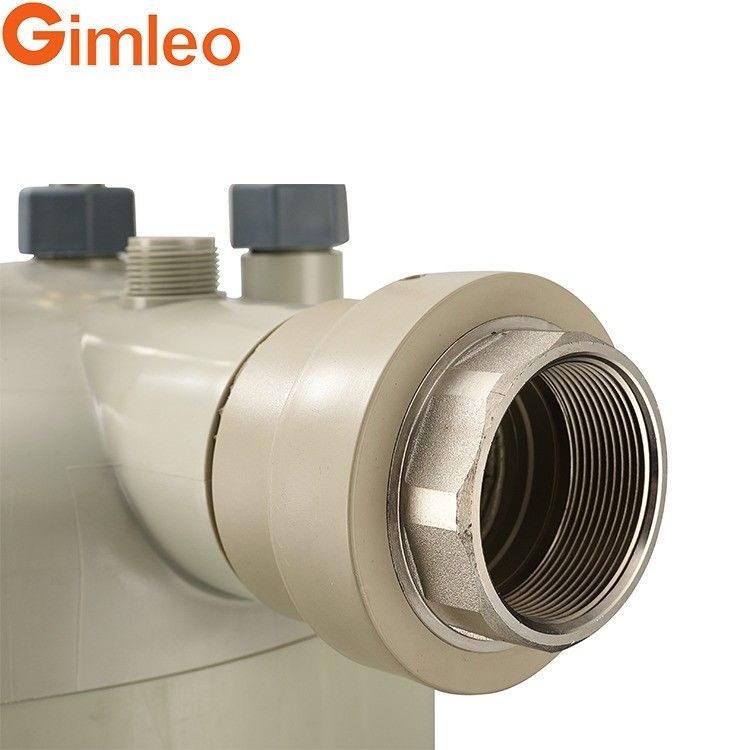 Intercambiador de calor de titânio HTS-5 tipo A de alta temperatura PPR Shell para aquecedores de câmara de vapor