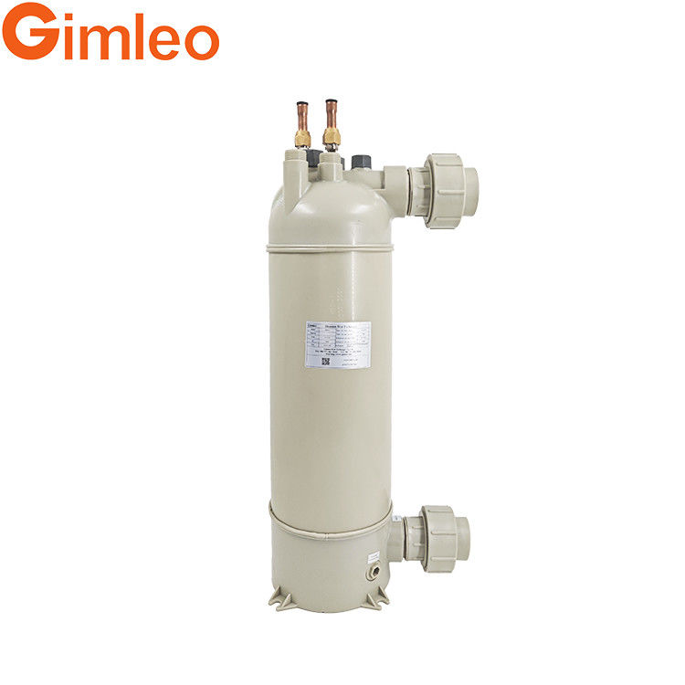 Trocador de calor de piscina de titânio HTS3 com sistema de ar condicionado de resfriador de água industrial de alta temperatura