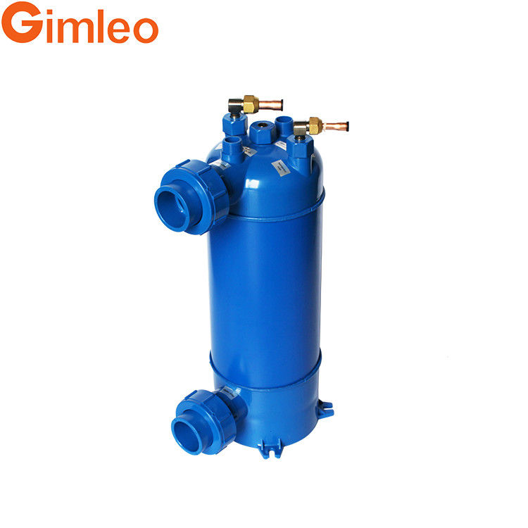Trocador de calor de tubo de titânio Evaporador de titânio ETA3 Refrigerador Evaporador bobina R32 Forno de tubo de gás refrigerante