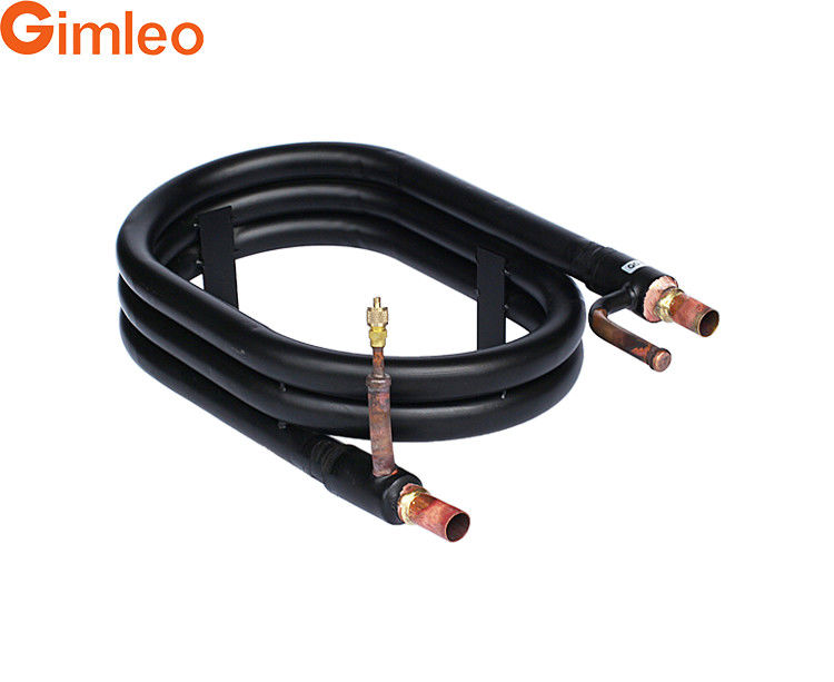 R407c Intercambiador de calor de tipo refrigerante tubo U para refrigeração industrial com pressão lateral de água de 2,5 Mpa
