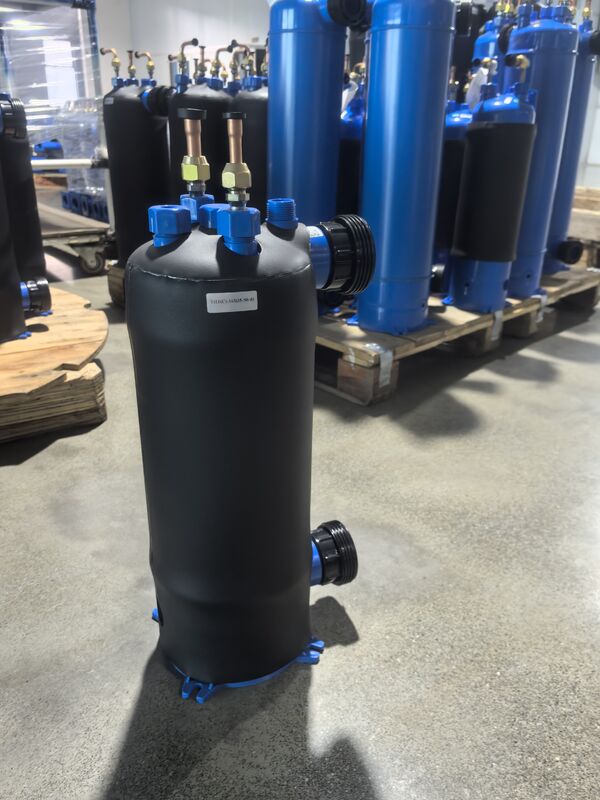 Trocador de calor resfriador de placa tubular de titânio ETA7.5 Material PVC Alta resistência à corrosão para sistemas de refrigeração industrial