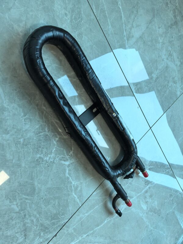 Altura Mm 520 Trocador de calor coaxial de suporte de pressão do refrigerante 3,5 Mpa e refrigerantes R22 R134a R407c R410a Projetado para transferência térmica