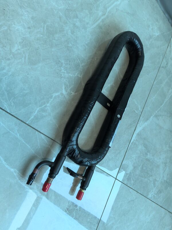 Aço inoxidável HVAC trocador de calor coaxial oferecendo 3 4 Inch Conexão de água compatível com várias instalações HVAC