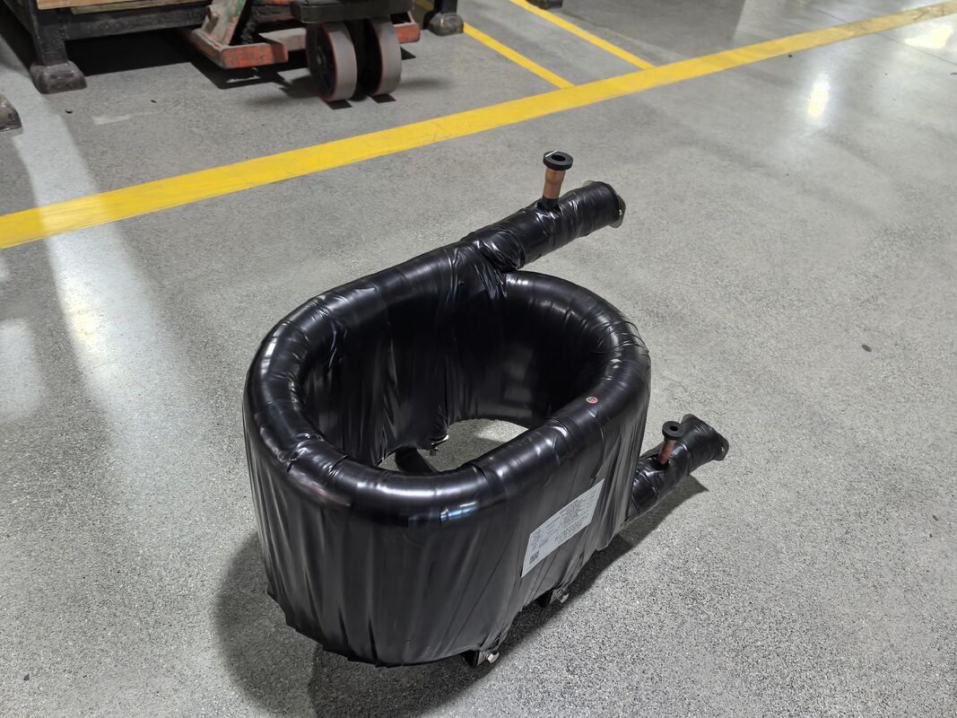 Alta resistência à corrosão, trocador de calor coaxial, condensador de bomba de calor, concebido para operações de transferência térmica duradouras