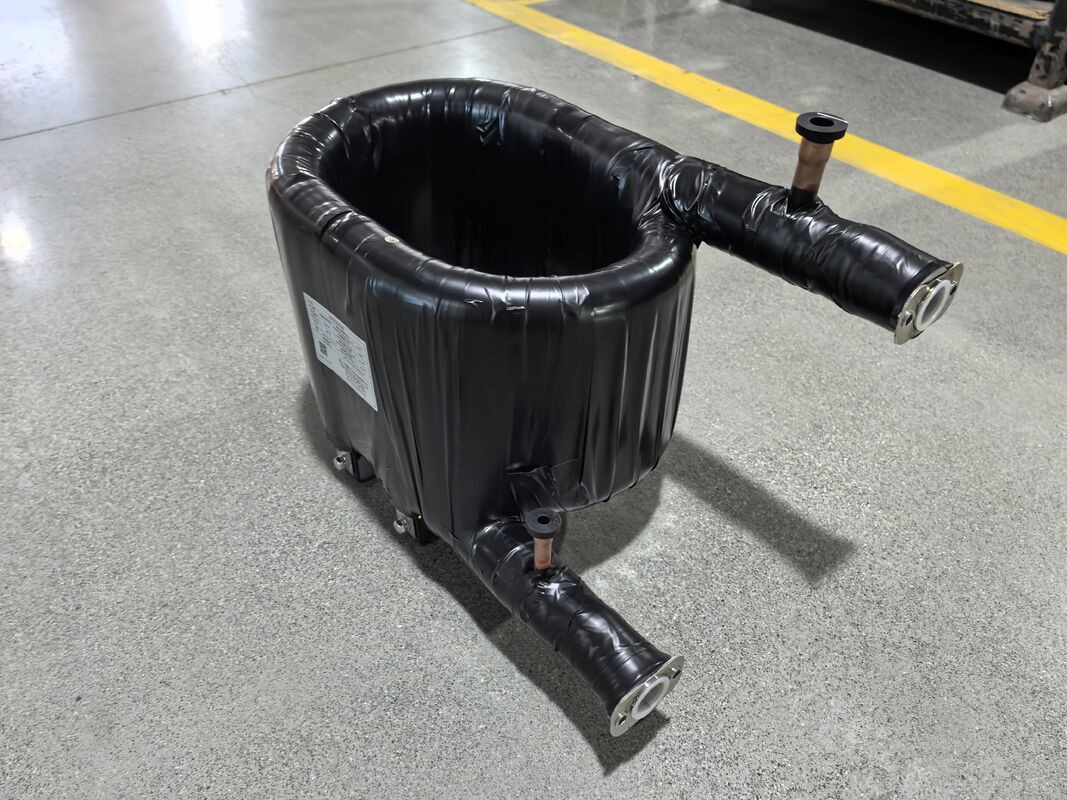 Intervalo de temperatura de trabalho -50 a 150 graus Tubo de trocador de calor coaxial na estrutura do tubo Capacidade de aquecimento de 6 a 300 kW Projetado para sistemas HVAC