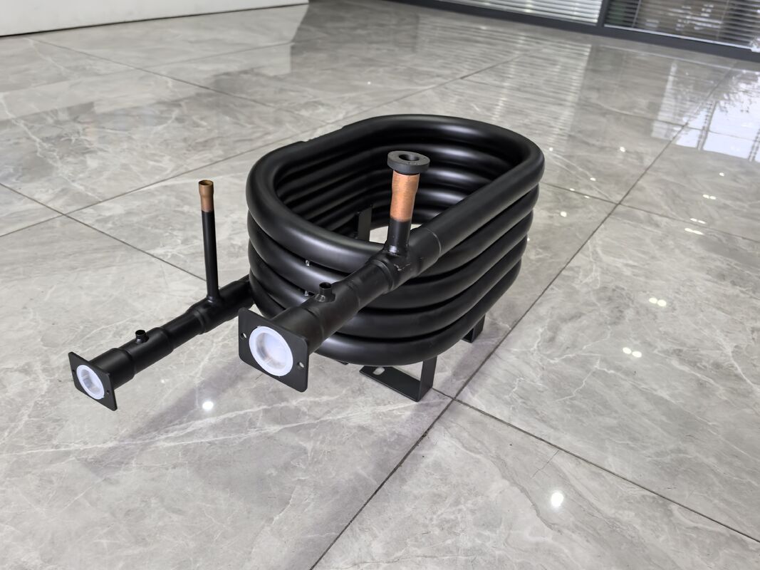 Pressão de água 1.0Mpa Trocador de calor coaxial Adequado para refrigerantes R22 R134a R407c R410a R32 R290 Capacidade de 5 a 300 kg