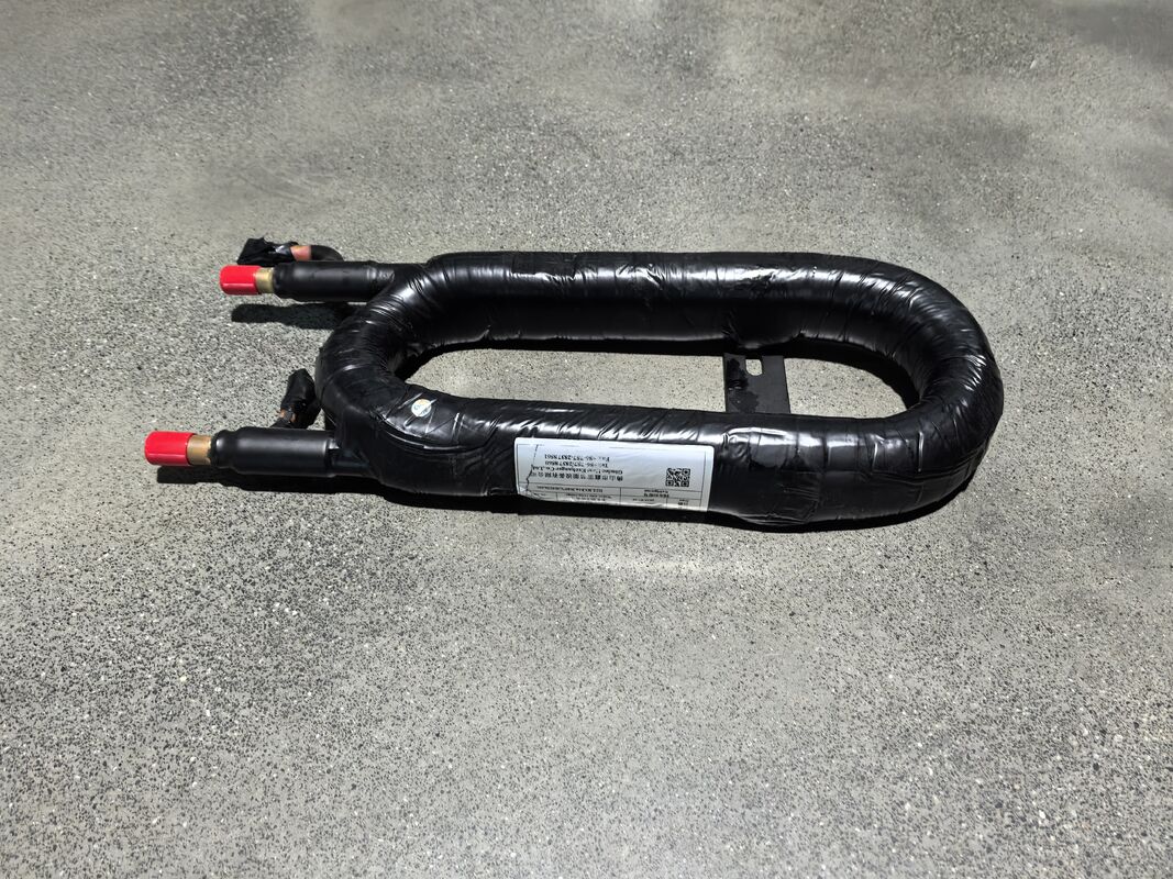 GY0200C Modelo de trocador de calor coaxial com taxa de fluxo de líquido de 1 a 100 kg para sistemas comerciais de HVAC