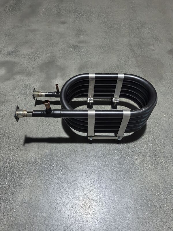 1.0Mpa Water Side Pressure Coaxial Heat Exchanger with 6 to 36KW Heating Capacity and Stainless Steel Construction
