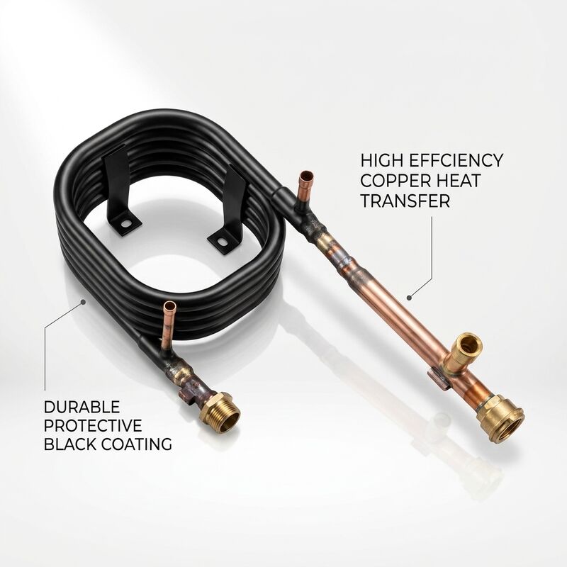 Trocador de calor coaxial HVAC personalizado 4.2MPa lado refrigerante 1.0MPa lado de água Evaporador de condensador de baixa manutenção