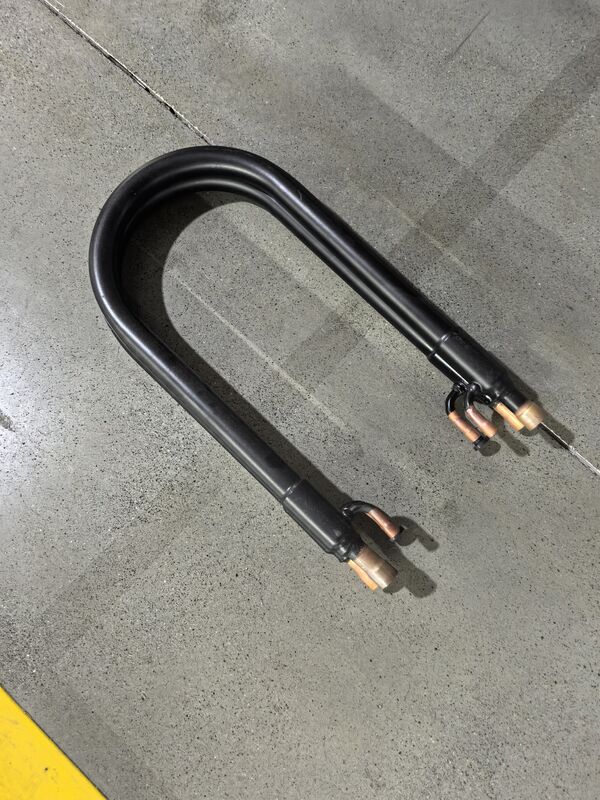 Trocador de calor coaxial de 140 mm de largura com construção de torção em espiral e comprimento de tubo de 3 ~ 20 m para gerenciamento térmico eficiente