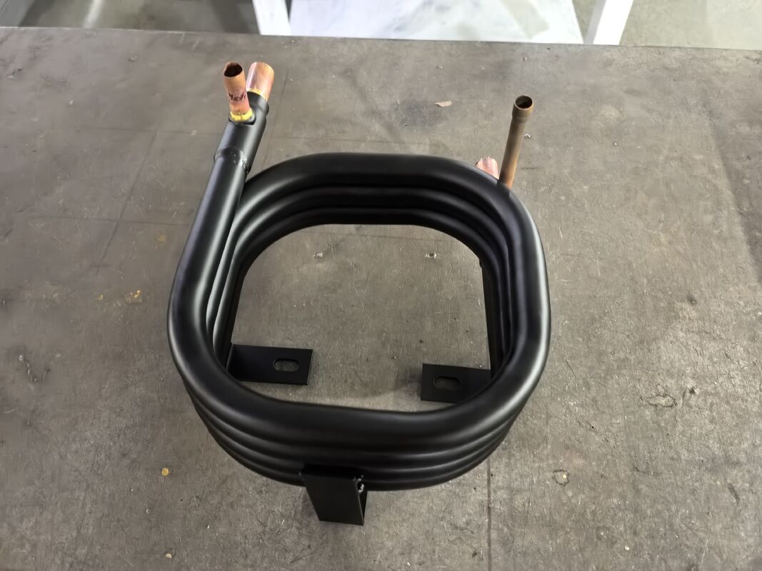 Tubo de bomba de calor de piscina em trocador de calor de tubo projetado com espessura de tubo interno de 0,6 mm Água Lado Temperatura Intervalo Minus 30 ° C a 90 ° C E transferência de calor