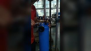 Trocador de calor tubo em tubo eficiente para resfriamento industrial